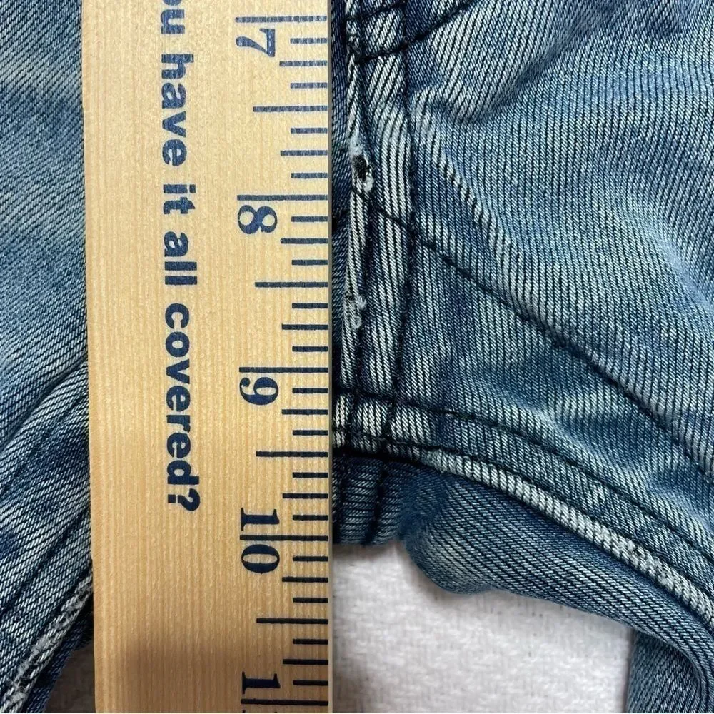 Levi's 511 Black Label Slim Denim Jeans Distressed Men's Size 31x32